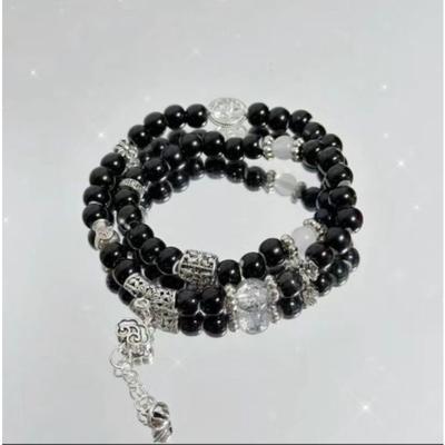 Chinese Ice Crack Beaded Bracelet High-end Niche Retro Trendy Male Versatile Student Girlfriend Bracelet Bracelet Jewelry
