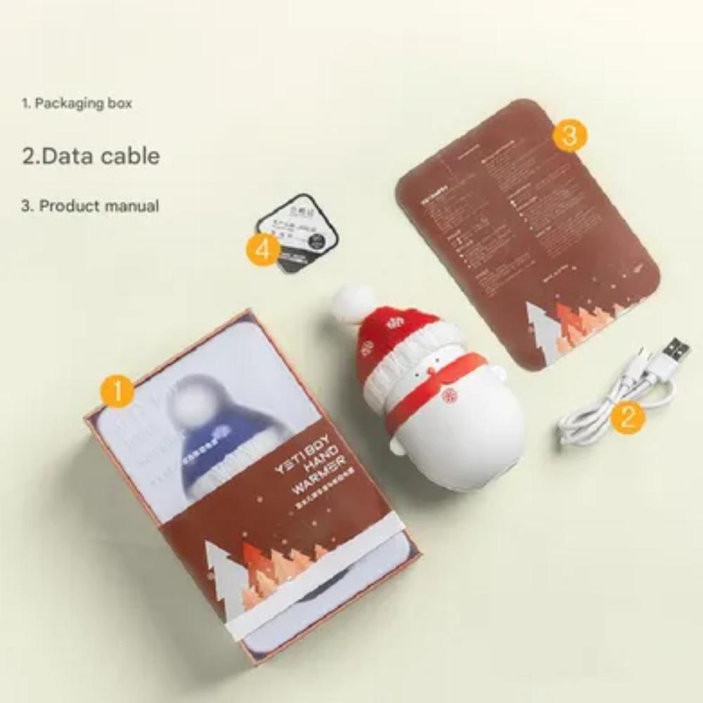 Rosa Schneemann Handwärmer Zusatzakku 10.000mAh USB Wiederaufladbar Multi-Handwärmer Heißes Päckchen