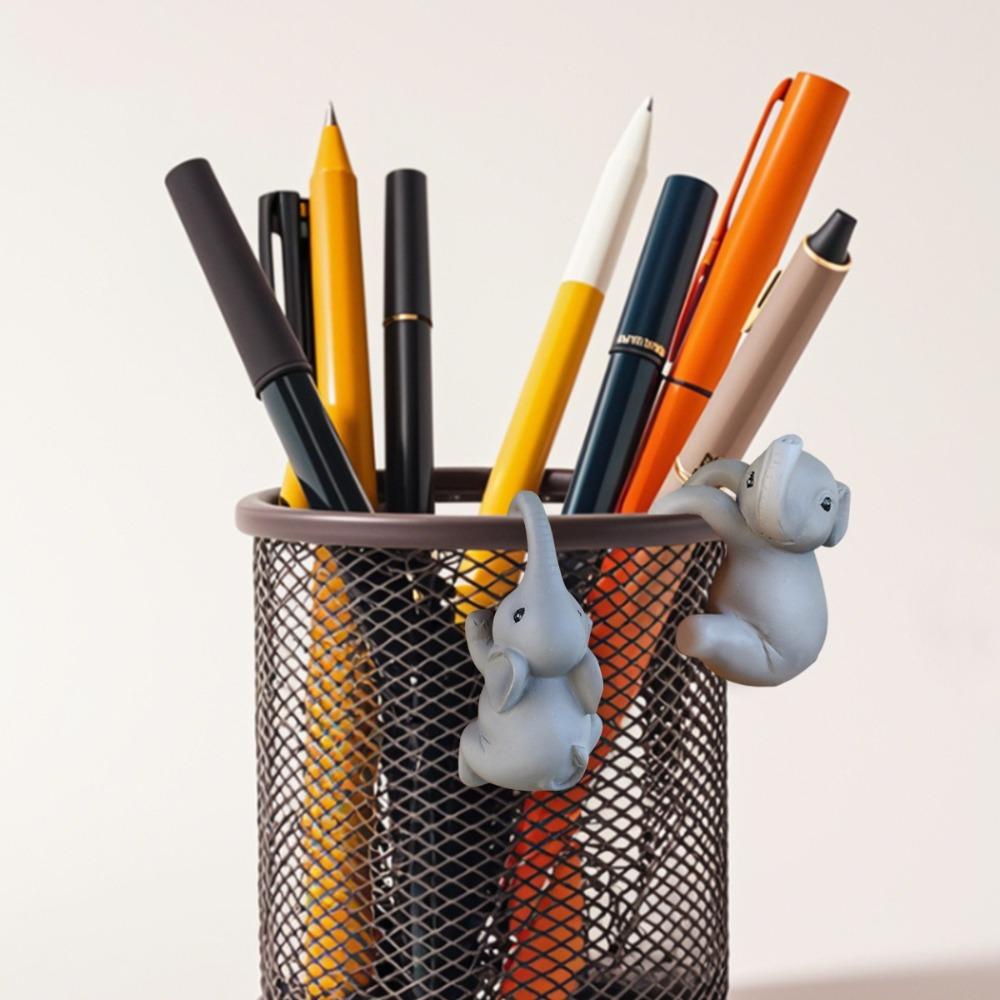 Cartoon Elephant Bonsai Pendant Cute Animal Statue  For Office Outdoor Plant Decor