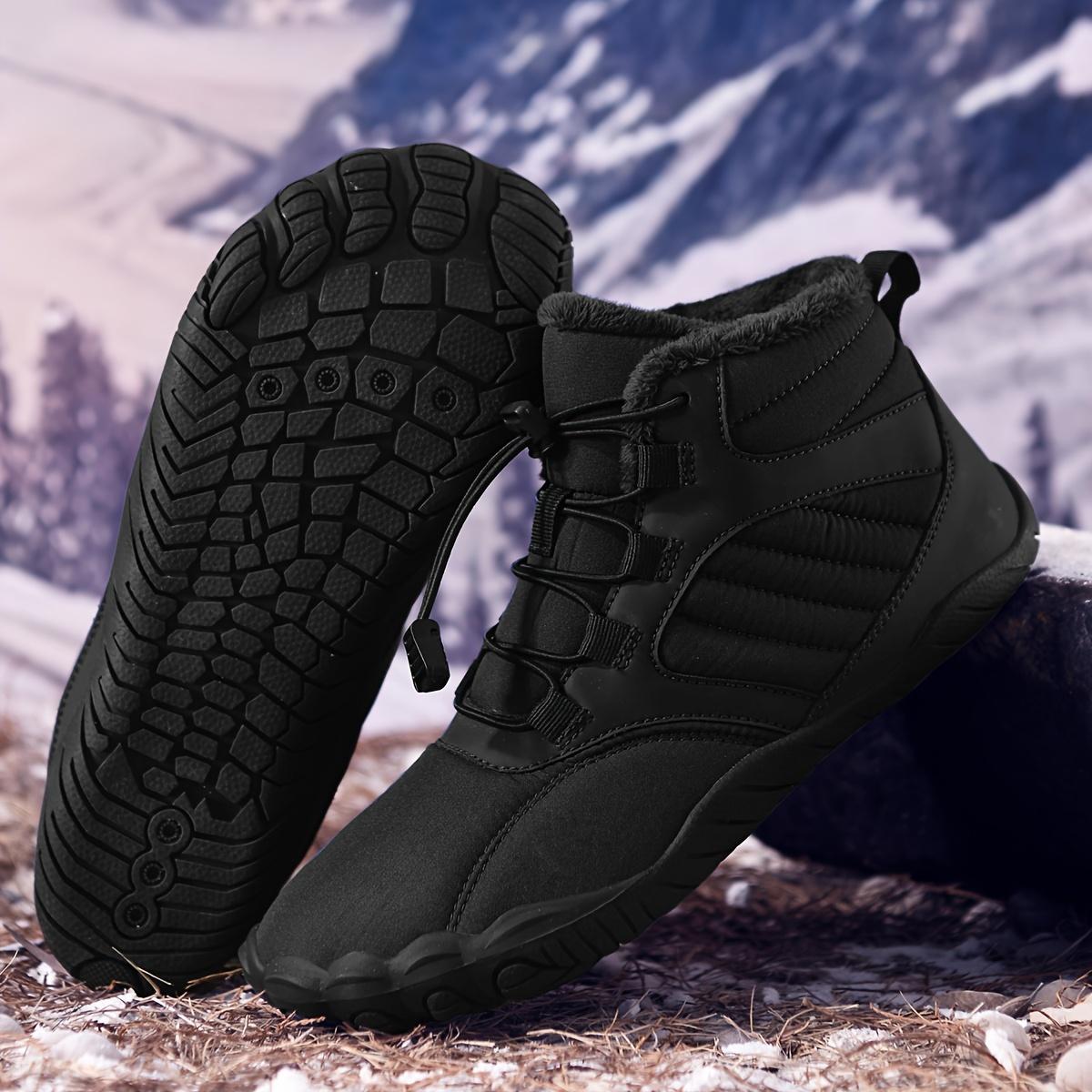 

[Winter Snow Boots] Women s Winter Snow Boots | High-Top Faux Fur Collar & Fleece Lining | Slip-Resistant Rubber Sole | All-Terrain Traction 36