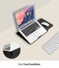 Thin, Wear-Resistant Leather Laptop Stand Sleeve & iPad Storage Case