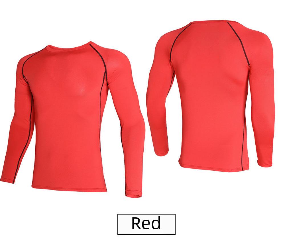 Men's Breathable High-Elastic Quick-Drying Long Sleeve Sports Tights