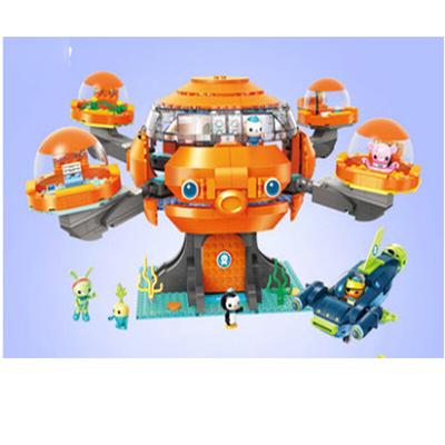 Creative Ideas City The Octopus Octopod Octonauts Doctor Cartoon Building Blocks Model Sets Kids Kits