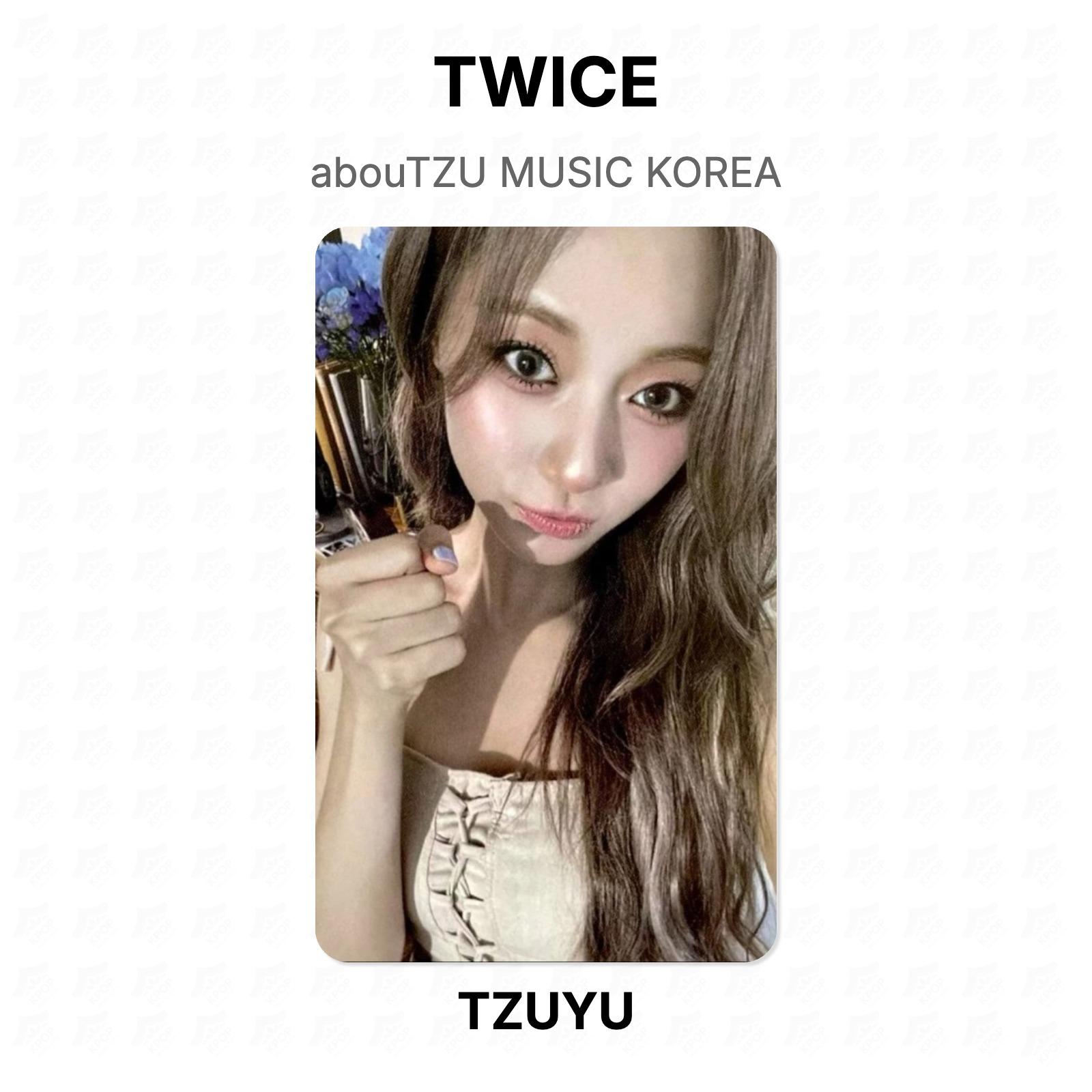 TWICE abouTZU MUSIC KOREA Official Photocard TZUYU