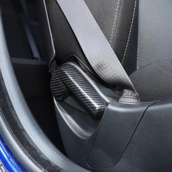 Co-pilot Seat Adjustment Handle Cover Trim For Dodge Charger 2015+ Carbon Fiber