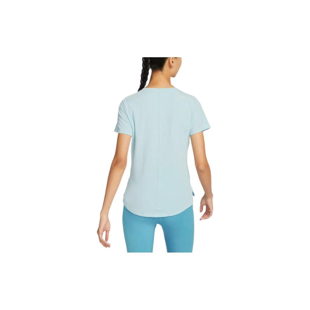 Nike Dri-Fit One Luxe Solid Crew Neck Short Sleeve T-Shirt Women Tops Hablis DD0619-442