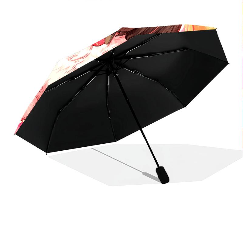 Shih Tzu Pattern, Automatic Folding Umbrella, Portable and Foldable Design, 8 Ribs, a Christmas or Birthday Gift.