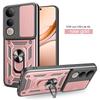 For Vivo V50 Lite Case Vivo V50 Lite Cover Vivo V50 Lite Magnetic Ring Holder Armor Phone Case Slide Camera Protect Back Cover