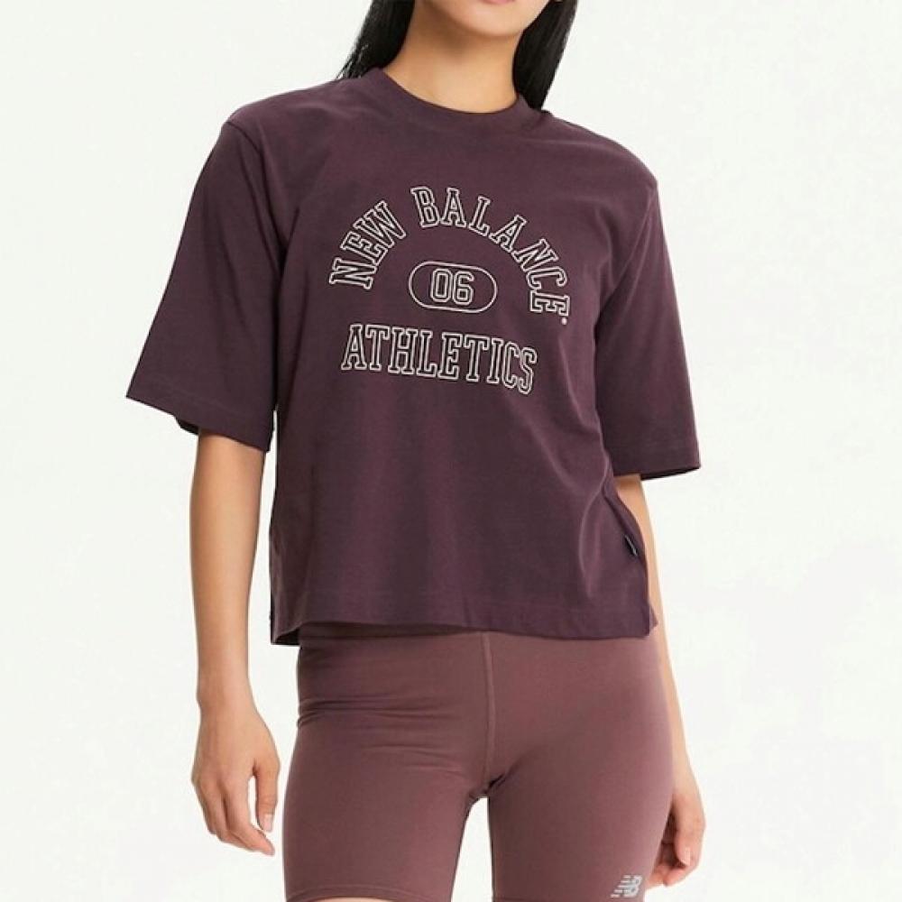 

New Balance Women Arch Graphic ShorT Sleeve T shirT Nbnee4s092 75 085