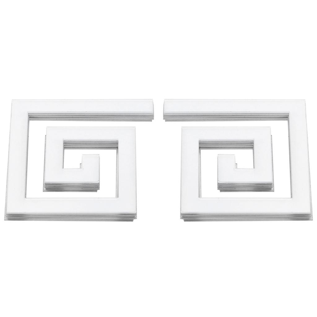 10Pcs 5x5CM   Waist Line Mirror Sticker Modern Acrylic Wall Stickers for Living Room