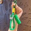 Bag Charm Mini Foam Roller Fitness Silicone Gym Workout Gifts Outdoor Backpack Pendant Gym-lockers Decoration For Gym Lovers
