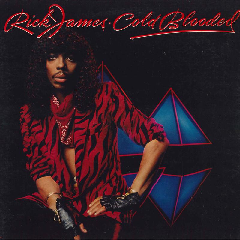 LP Record RICK JAMES - Cold Blooded 6043GL GORDY 1983 US Soul/Funk Used