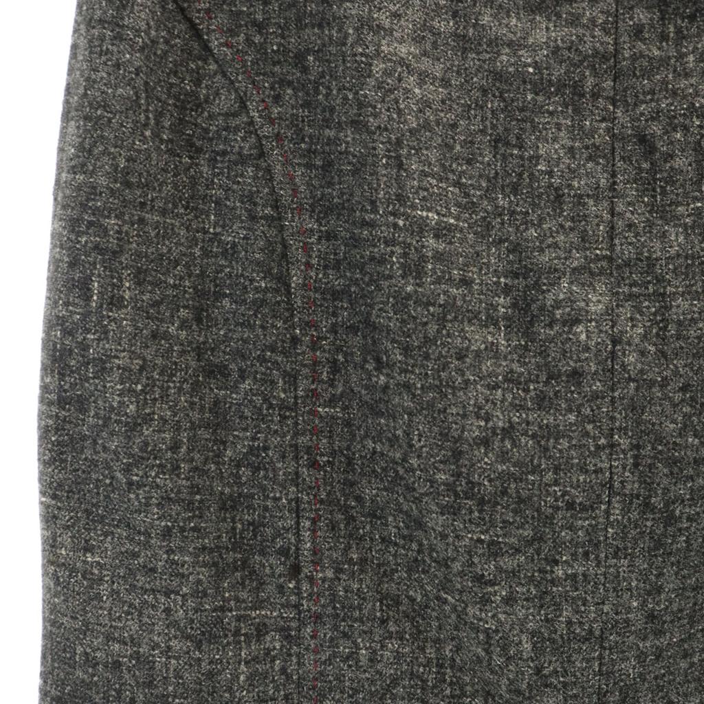 Paul Smith wool blend Skirt suit Setup 38/42 gray BLACK Women Used