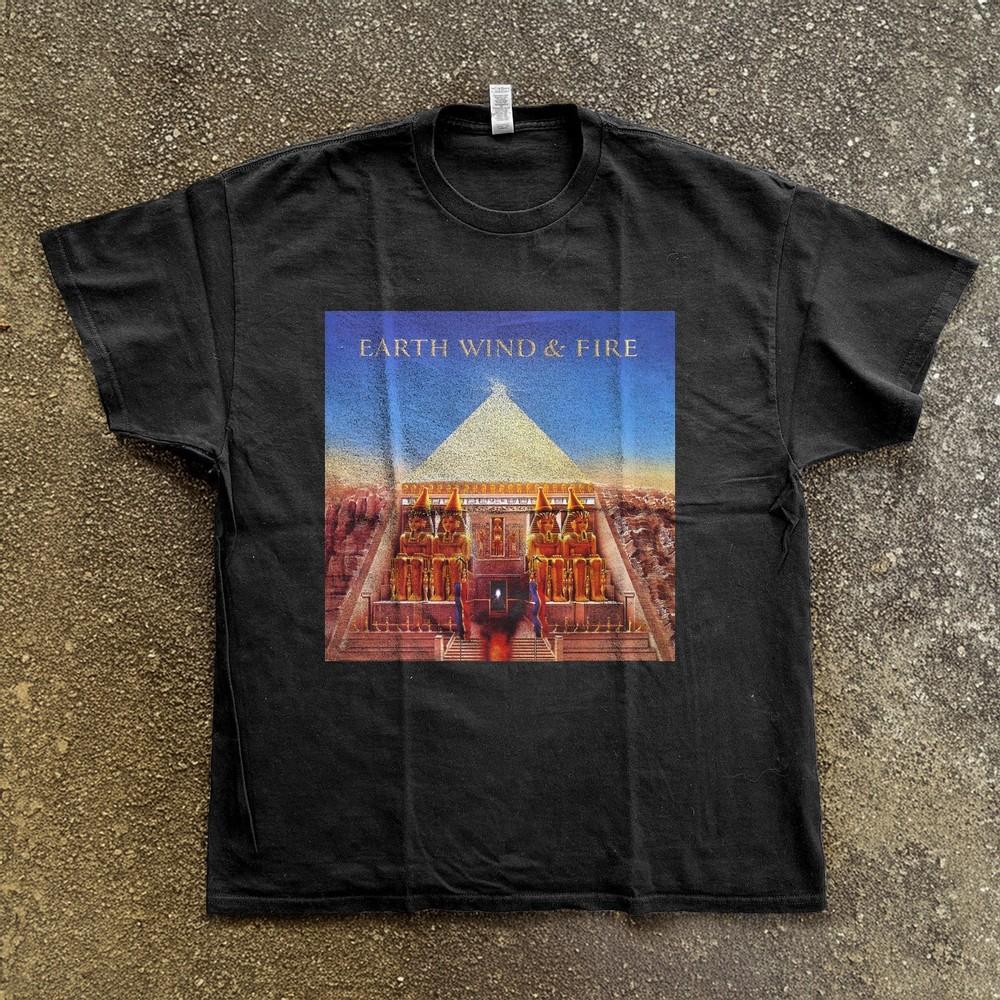 Earth Wind Fire All #039n#039 All Classic Unisex TShirt Size S5XL Unisex T-Shirt XXXXL