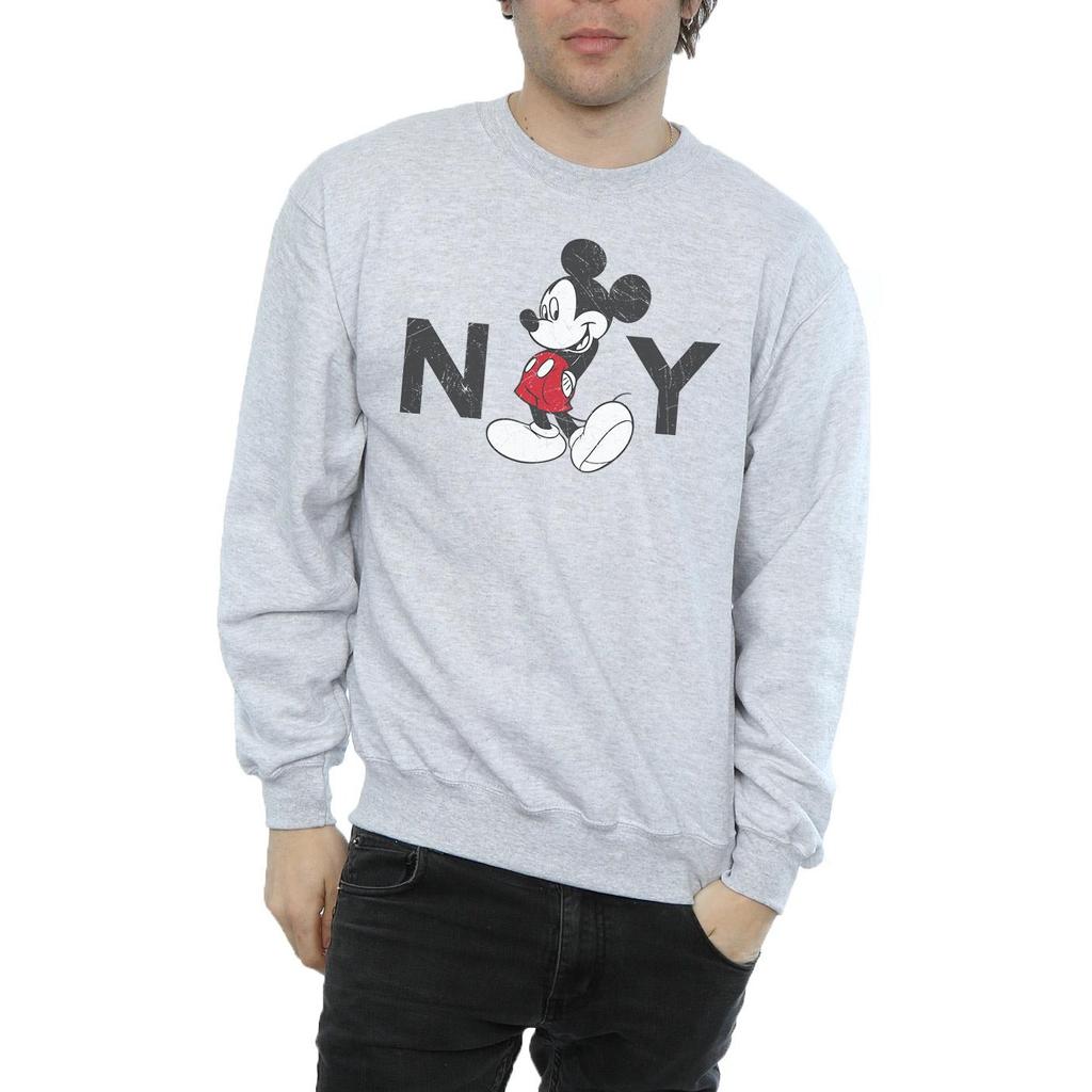 Disney Mens Mickey Mouse NY Sweatshirt
