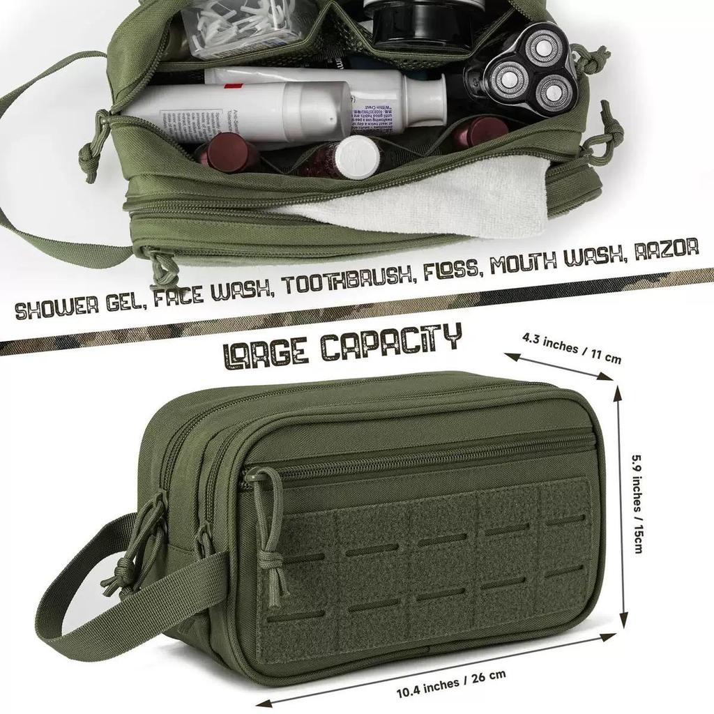 Tactical Toiletry Bag For Men Hygiene Bag Mens Shaving Kit Travel shower Makeup makeup pouch cosmetic organizer bags