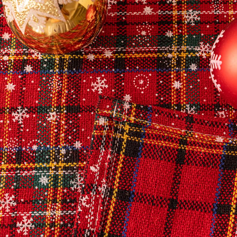 Christmas Tablecloth Suitable For Holiday Parties Banquets Restaurants Kitchen Decoration