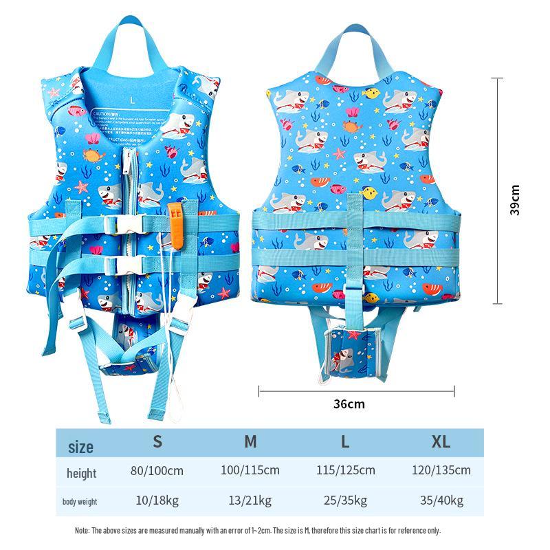 Children's Summer Vacation Buoyancy Vest & Life Jacket for Water Play & Swimming
