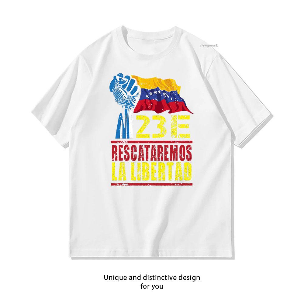 

No War with Venezuela Tshirt Woman Man Casual Cotton Graphic T Shirts Creative Streetwear Camisetas Tops Tee Shortsleev S