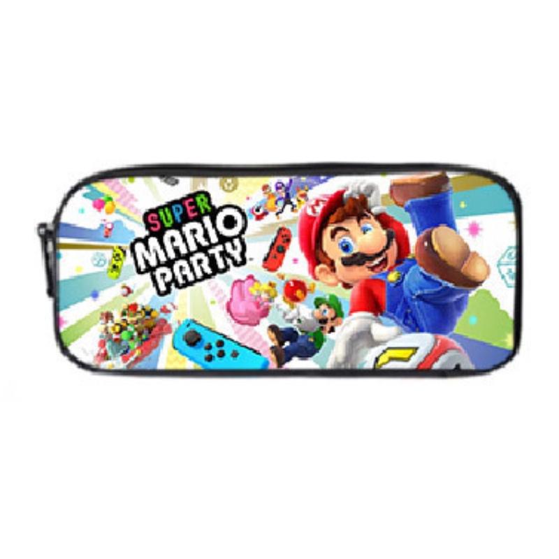 New Arrival Mario Cartoon Backpack For Elementary And Middle School Students Lunch Bag And Pencil Case Included