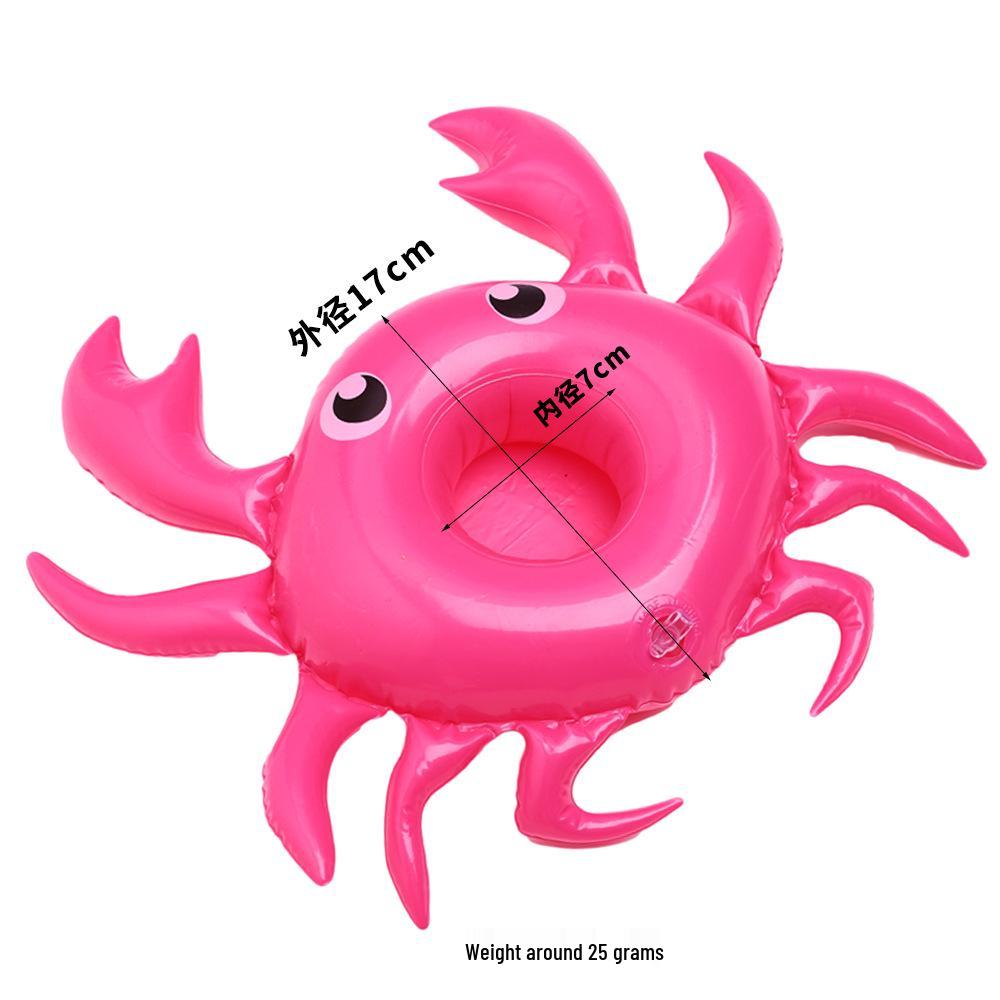 Flamingo Unicorn Fruit Inflatable Glitter Cup Holder