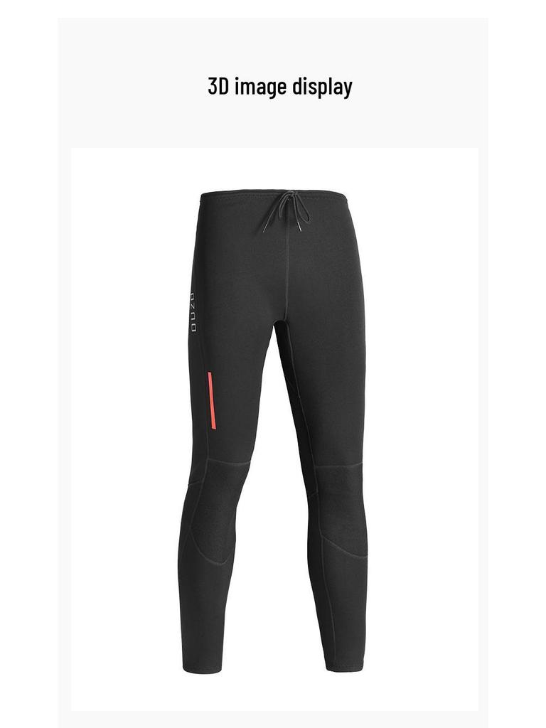 1.5mm OUZO Scuba Diving Suit Set - Unisex Long Sleeve, Cold & Sun Protection, Two-Piece for Surfing & Diving