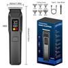 Hair Clipper Digital Display Electric Hair Clipper Professional Carving Oil Head Push Multifunctional Electric Clipper Rechargeable