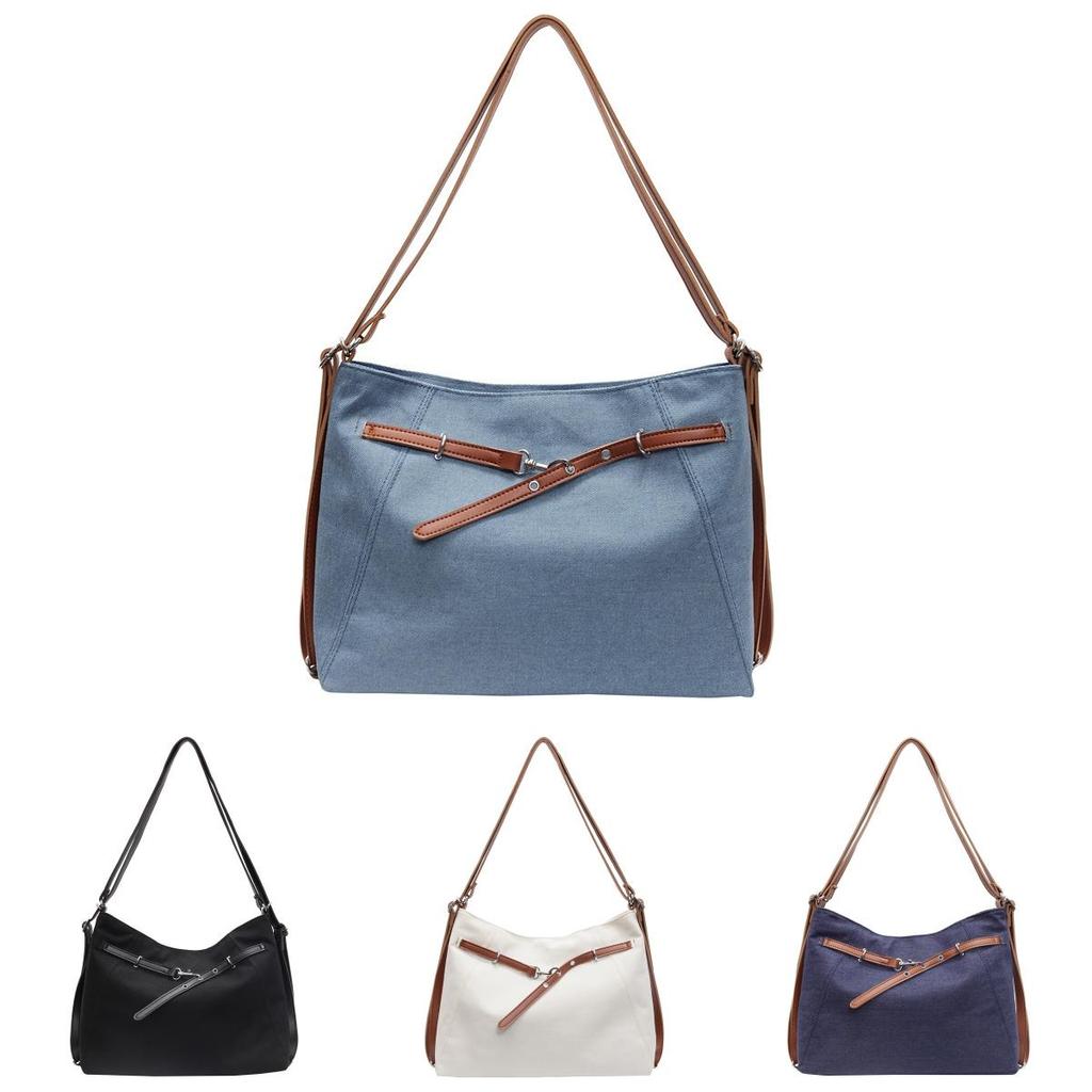 Fashionable Canvas Bag For Women With Crossbody Design And Large Capacity