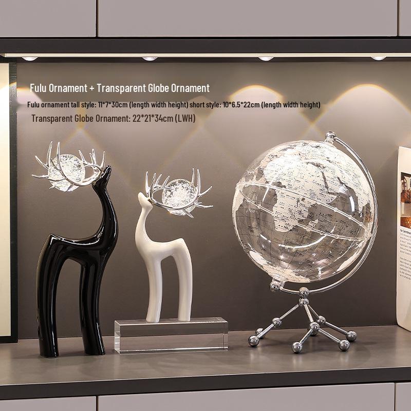 Fulu Luxury Living Room Tabletop Ornaments: High-End Decor for Wine Cabinets, TV Sideboards, and Housewarming Gifts