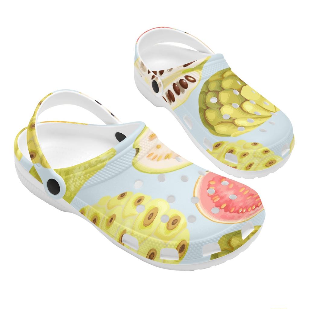 Colorful Printed EVA Clogs for Women Men Easy Clean Lightweight Slip On Casual Shoes Soft Sole Summer Sandals Daily Walking