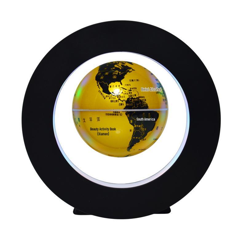 3-Inch Russian Magnetic Levitation Globe - Creative Children s Toy & Novelty Home Ornament CN Power Adapter