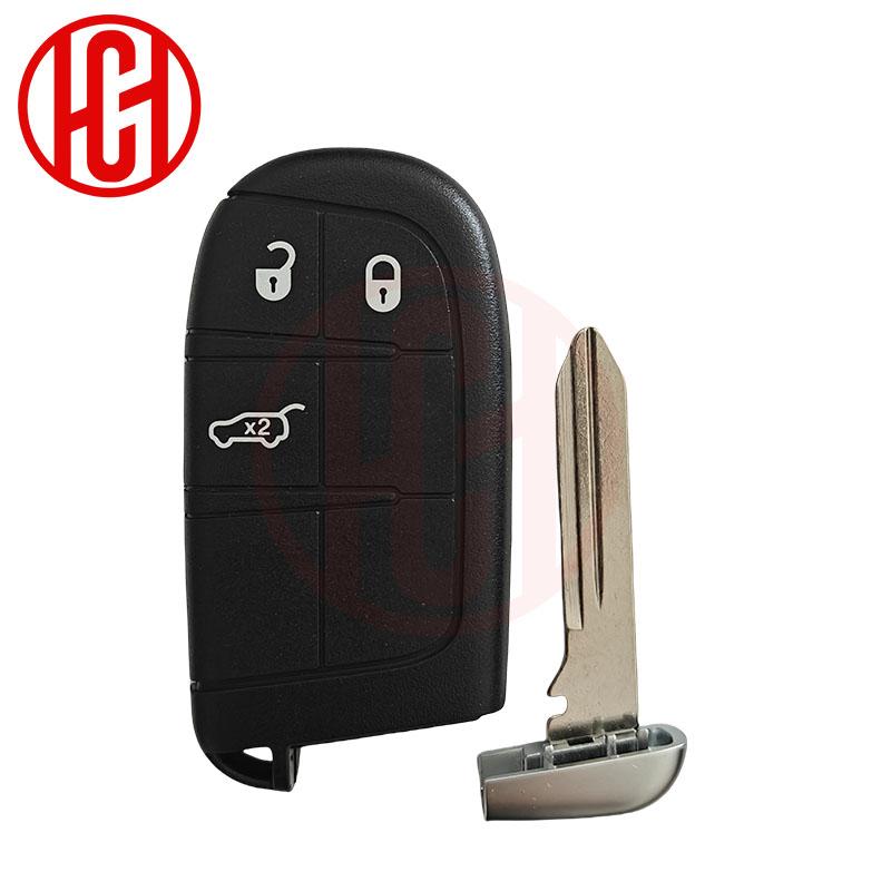 Car Smart Key Case Shell For Jeep Cherokee Dodge Ram 1500 Journey Charger Dart Challenger Durango Chrysler 300 CY24 Blade
