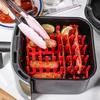 1 Adet Silikon Air Fryer Tepsisi Kızartma Kafesi Kalıp Sepet Tencere Yeniden Kullanılabilir Köpek Pastası Rafı Ev Partisi Pişirme Aksesuarları