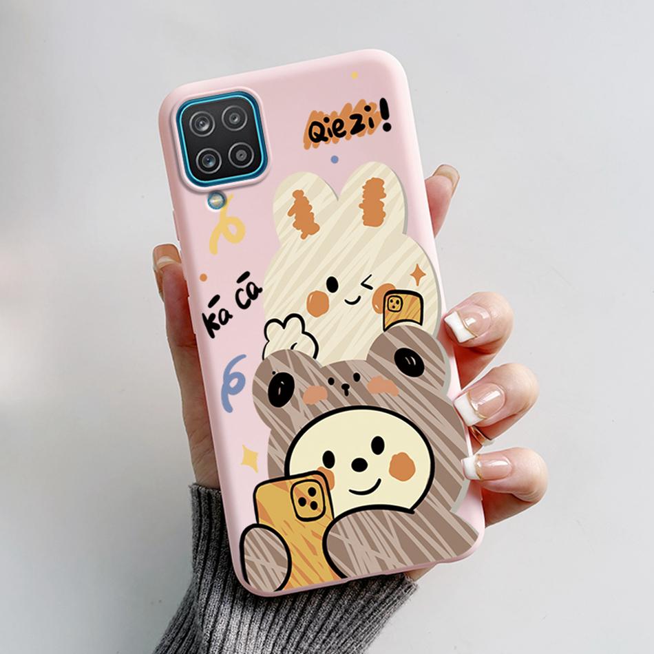 For Samsung A12 Case Galaxy A12 Cover Astronaut Soft Silicone Phone Cases Fundas For Samsung GalaxyA12 A12 A 12 A125F Case Coque