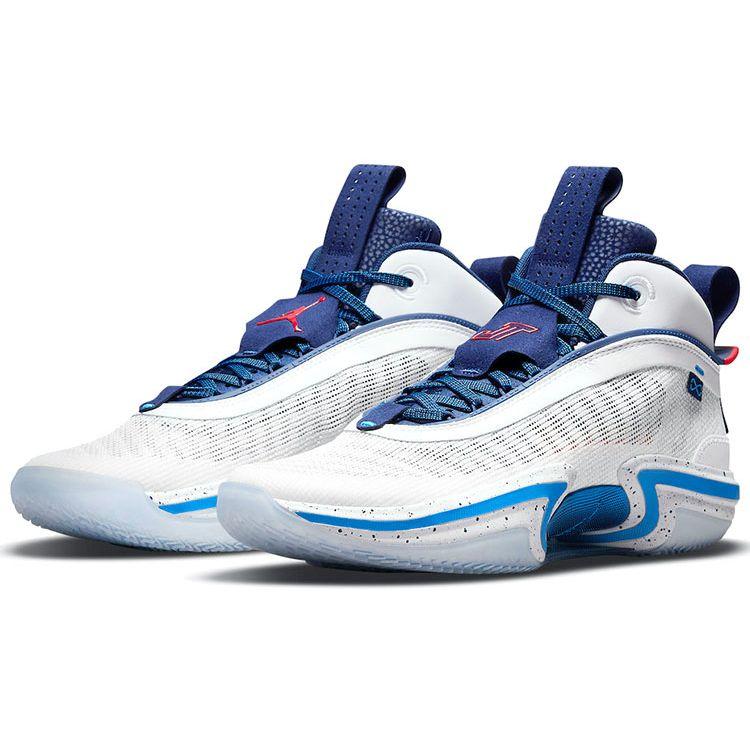 Jayson Tatum x Air Jordan 36 SE Team USA Men Sneakers White Blue-Void Photo-Blue DJ4484-100