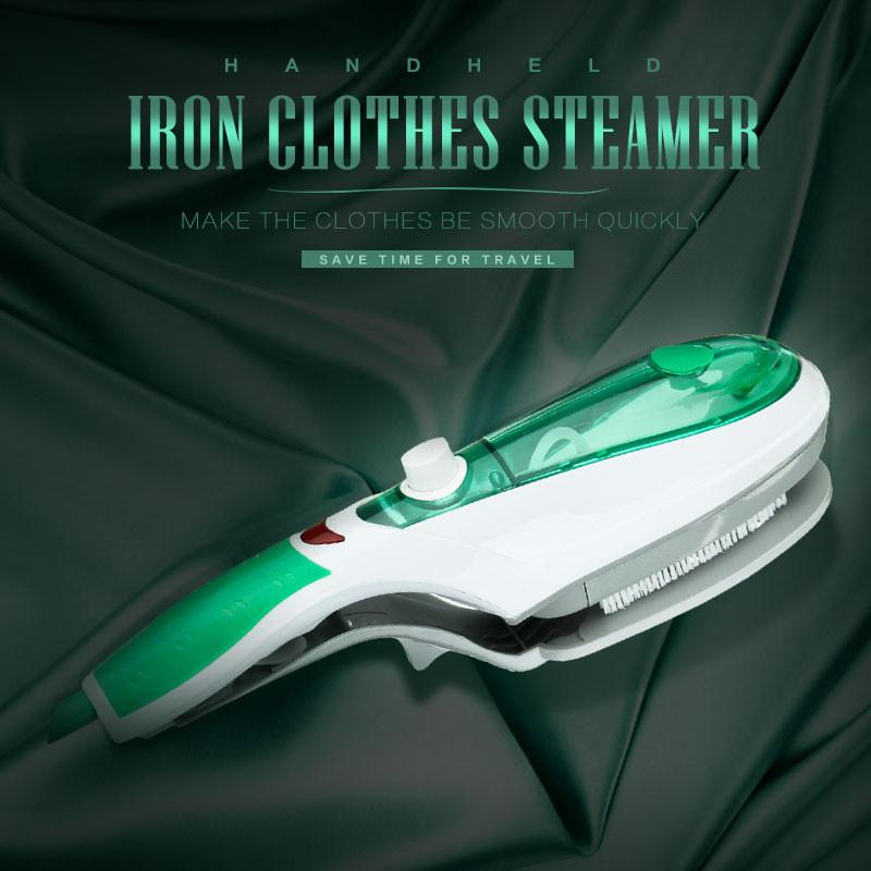 Clothes Portable Home Handheld Fabric Steam Iron Laundry Electric Steamer Brush Plug BEA