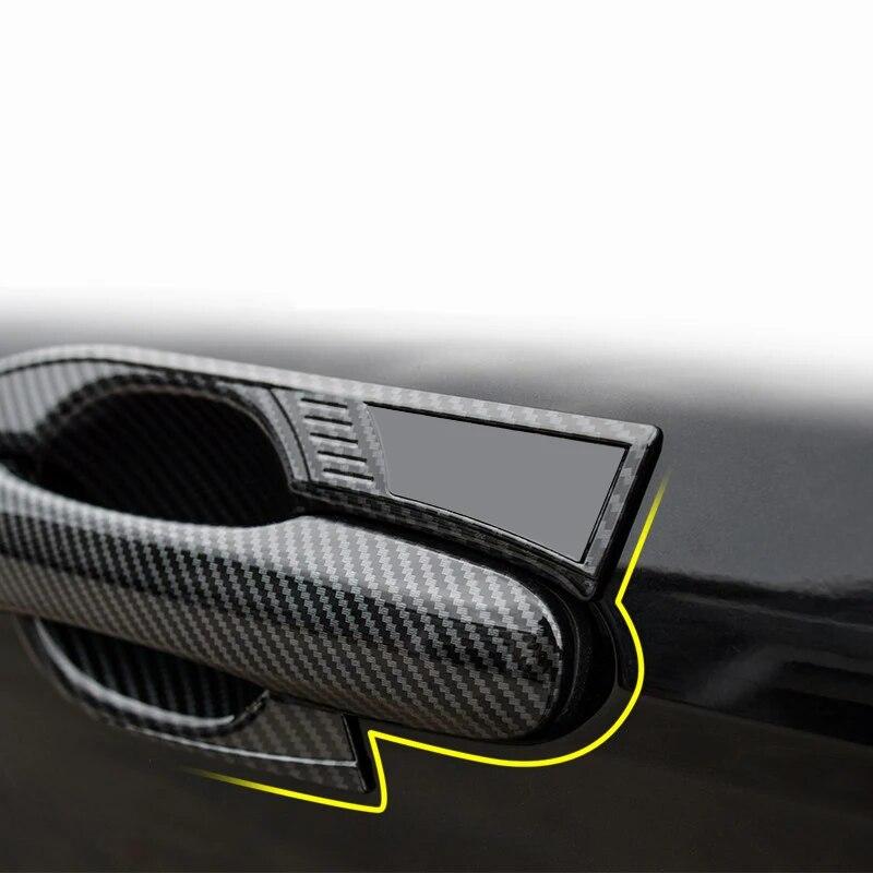 Outer Door Bowl Handle Stickers, Door Handle Bowl Frame For Toyota Camry 8TH XV70 2018    Car Accessories
