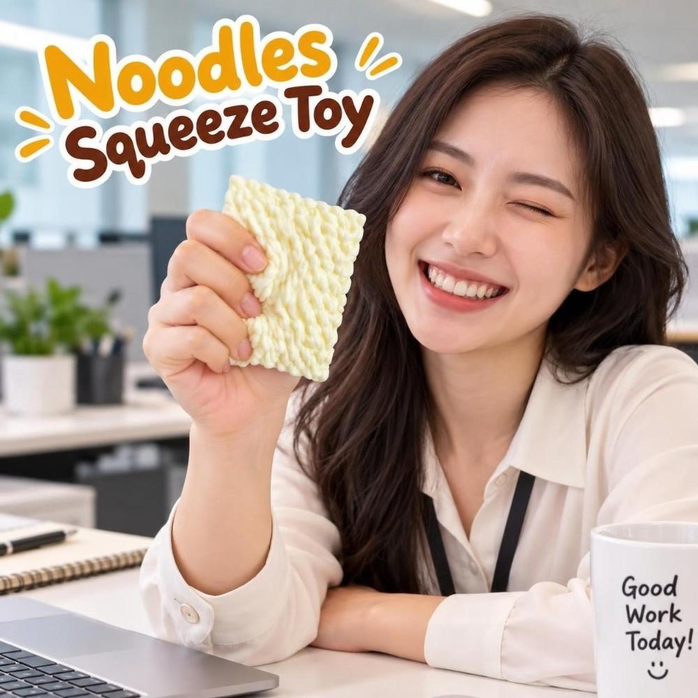 Moldable Noodles Squeeze Toy Crunchy Realistic Food Pinch Children's Gifts