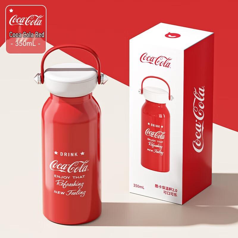 NONOO Coca-Cola Cool Card 350ml Insulated Bottle