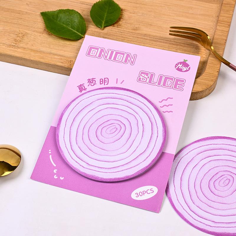 Cute Melon and Fruit Post-it Notes for Students, High-value Fruit Sticky Notes Can Be Torn, Leave a Message, Note Sheet N Times Sticker