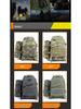 Outdoor Travel Hiking Backpack, Large Capacity, Z-Shaped Design, 3D Sports Backpack