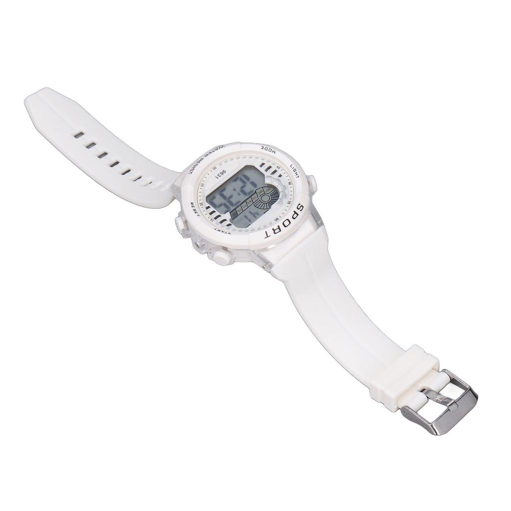 Kinderuhr für 5?17 Jahre alt 50m Wasserdicht 7 Farben LED 12/24H Kalenderanzeige Multifunktion