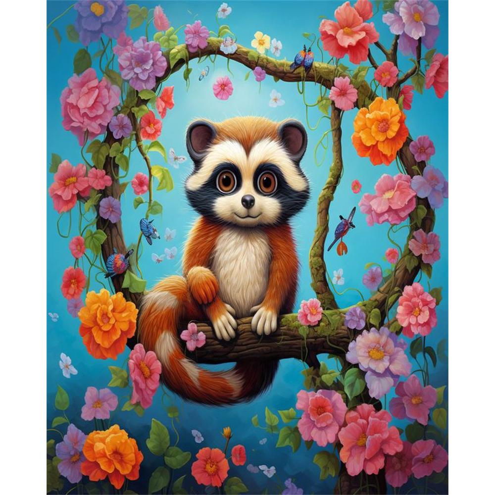 5D Diamond Painting Animals Rhinestones Diamond Embroidery Diy Kit Drawing with Diamonds Wall Art Picture Decorative Set