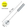 Stainless Steel Manual Press Handheld Egg Beater and Cream Mixer for Home Baking