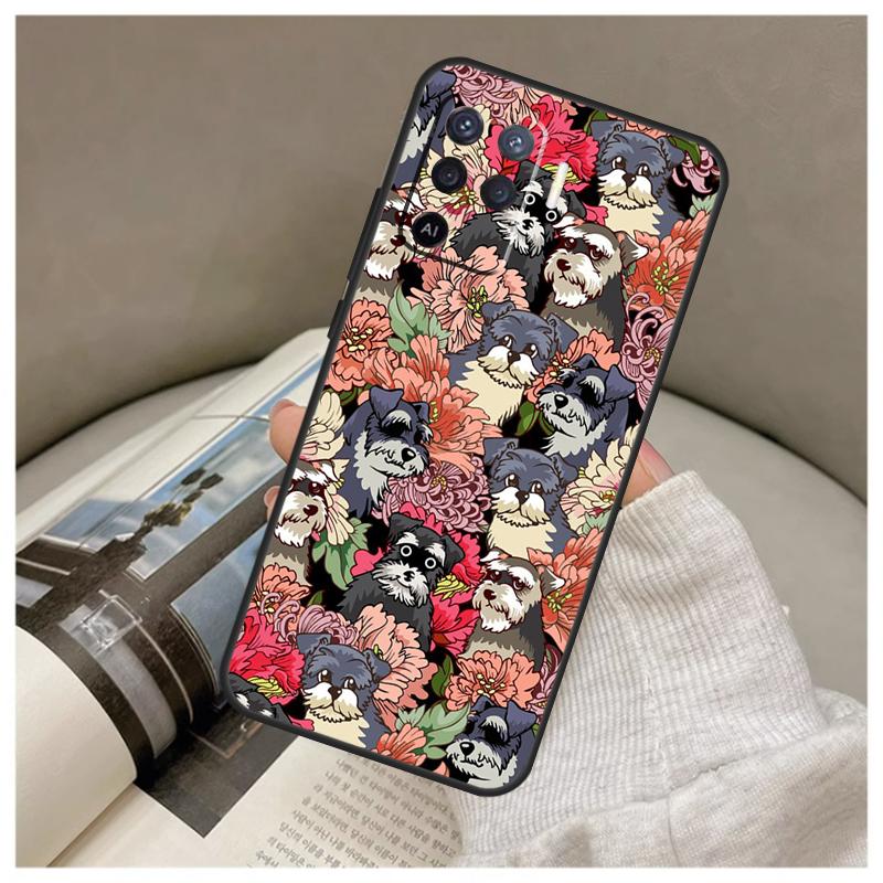 Schnauzer Puppy Dog Case For Oppo A80 A60 A40 A5 Pro A15 A16 A17 A57 A77 A94 A74 A54 A76 A96 A18 A38 A58 A78 A98