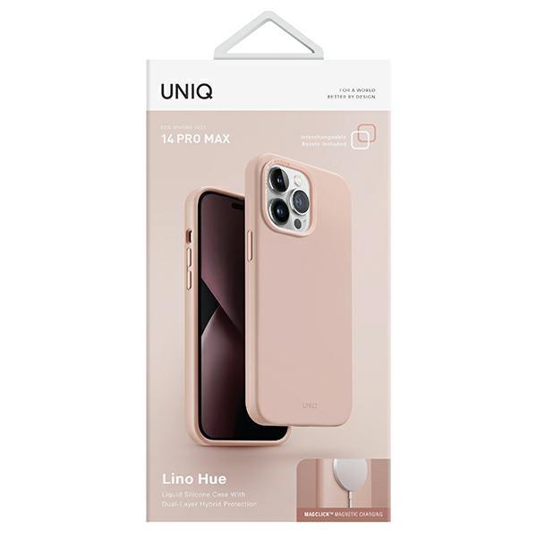 Etui do iPhone 14 Pro Max UNIQ Magclick Charging Różowe