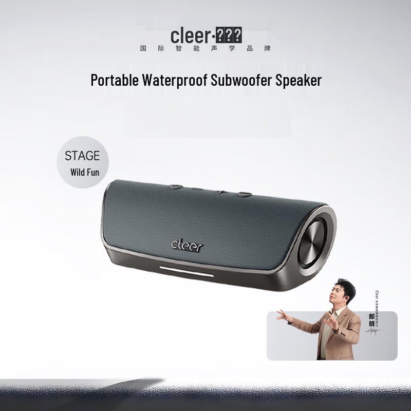 

Cleer Stage Portable Smart Bluetooth Speaker