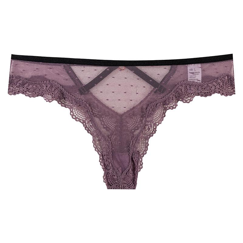 Lace Panties Hollow Sexy Panties Briefs Cross-border Panties Transparent Briefs Lace Women's Panties