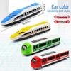Pull-Back Powered Toy Train Model Cake Topper Decoration