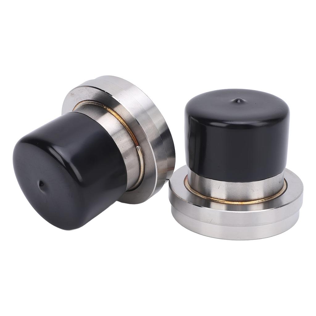 2Pcs Boat Trailer Bearing Protectors with Covers 2.717in Diameter Stainless Steel Wheel Center Grease Cover